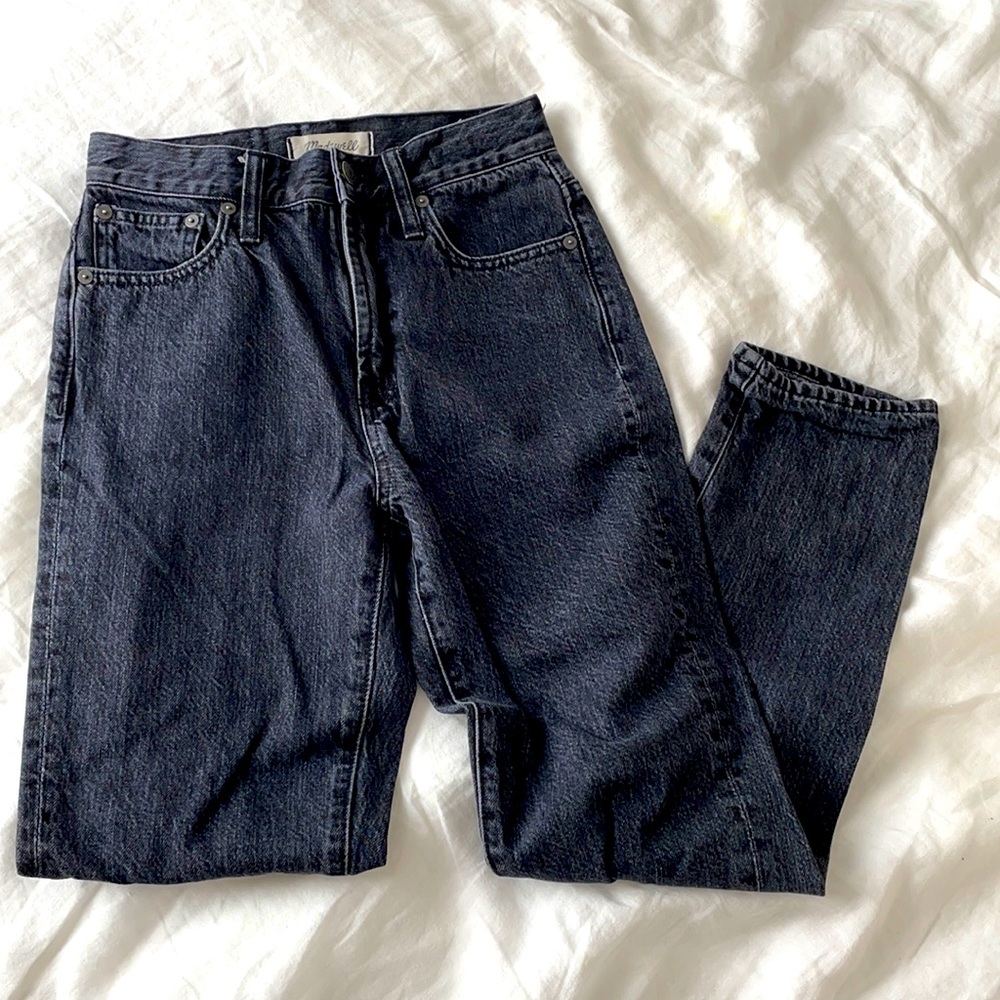 Madewell Straight Leg Black Jeans Women’s Size 24